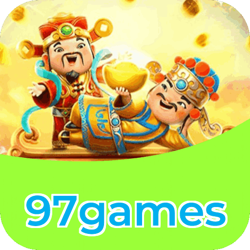 Interface do aplicativo 97games mostrando jogos disponíveis no iOS e Android